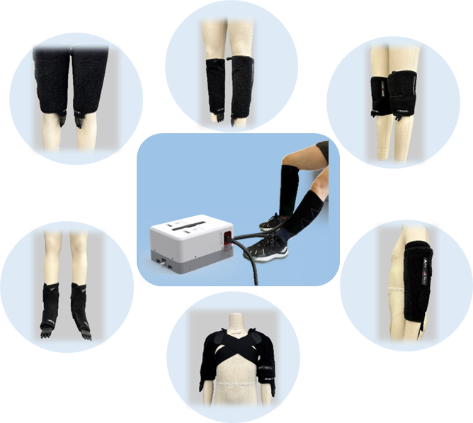 Ergonomic wrap designs for different body regions